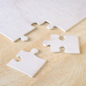 Beige en gele botanische maan grafisch legpuzzel (Zijkant)