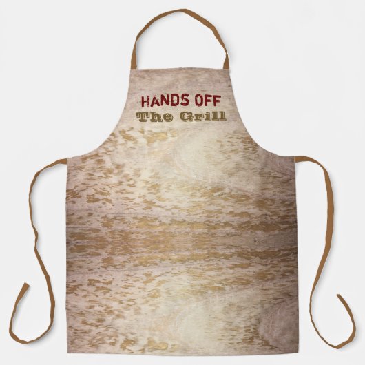 Beige en Goud Schort (Voorkant)