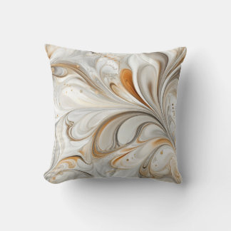 Beige en gouden marmeren decoratieve Sierkussen