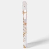 Beige en gouden marmeren patroon Case-Mate iPhone case (Achterkant / Links)