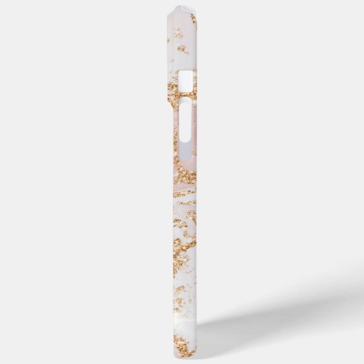 Beige en gouden marmeren patroon Case-Mate iPhone case (Achterkant / Links)