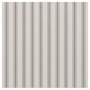 Beige en grijze klassieke tikkende strepen stof