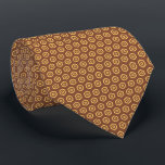Beige en Honey Geometric Pattern Stropdas<br><div class="desc">Beige en Honey Geometric Pattern Stropdas</div>