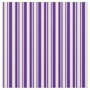 Beige en Indigokleurige Lijnen/Stripes Patroon Stof