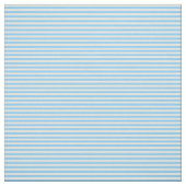 Beige en Light Sky Blue Striped Pattern Stof (Swatch)