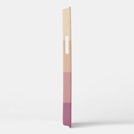 Beige en Paarse combinatie-gradiënt Case-Mate iPhone Case (Achterkant / Rechts)