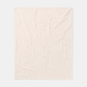 Beige en perzik textuur met wit. fleece deken (Voorkant)