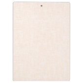 Beige en perziktextuur met wit. klembord (Achterkant)