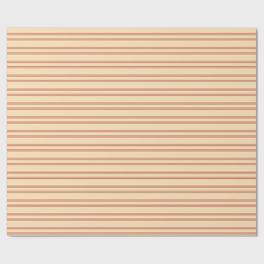 Beige en rode patroon van stripes die papier overv (Vlak)
