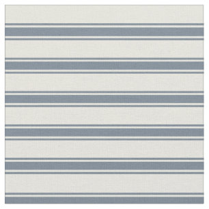 Beige en Slate Grey Colored Lines Pattern Stof
