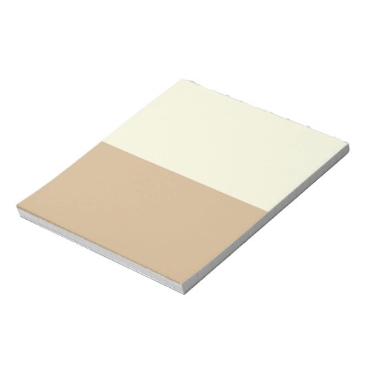 Beige en Tan Notitieblok (Linkerzijde)