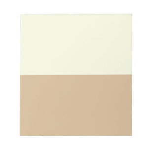 Beige en Tan Notitieblok