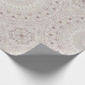 Beige en Taupe Mandala Patroonontwerp Cadeaupapier (Hoek)