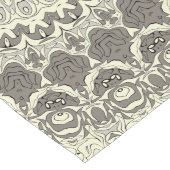 Beige en Taupe Mandala Patroonontwerp Lange Tafelloper (Hoek)