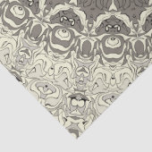 Beige en Taupe Mandala Patroonontwerp Tissuepapier (Detail)