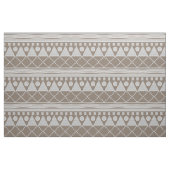 Beige en White Southwest Design Pattern Fabric Stof (Yard (91,4 cm))