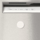 Beige en witte diamantpatroon magneet (Insitu (Vaatwasser))
