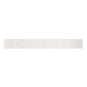Beige en witte diamantpatroon satijnen lint (Voorkant)