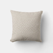 Beige en witte kronkelige Chevron zigzag patroon