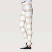 Beige en Witte Leggings (Links)