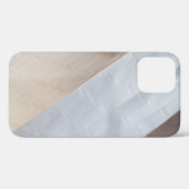 Beige en witte oppervlakte Case-Mate iPhone case (Achterkant (horizontaal))