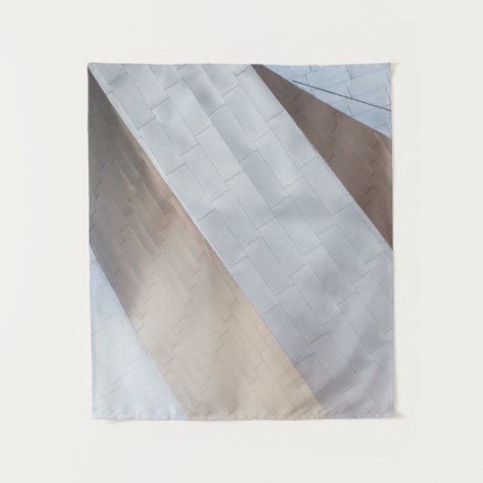 Beige en witte oppervlakte wandkleed (Voorkant)