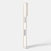 Beige en witte snoepjes strepen Case-Mate iPhone case (Achterkant / Rechts)
