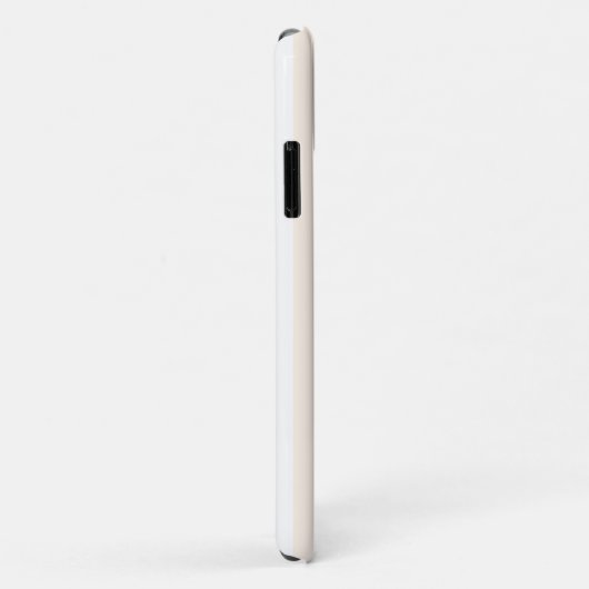 Beige en witte snoepjes strepen Case-Mate iPhone case (Achterkant/rechts)