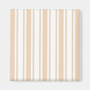 Beige en witte snoepjes strepen magneet