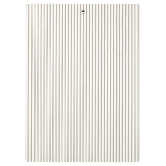 Beige en witte streep klembord (Achterkant)