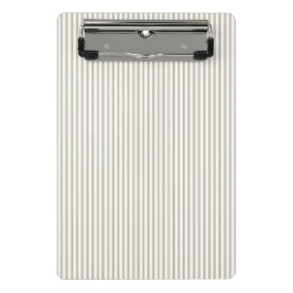 Beige en witte streep mini klembord