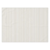 Beige en witte streep tafelkleed (Voorkant (Horizontaal))