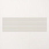 Beige en witte streep yogamat (Achterkant (horizontaal))