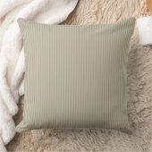 Beige en witte ticking streep kussen (Deken)
