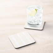 Beige en witte vijf strips bier onderzetter (Rechterzijde)