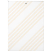 Beige en witte vijf strips klembord (Achterkant)