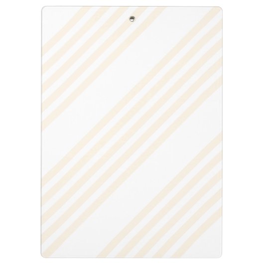 Beige en witte vijf strips klembord (Achterkant)