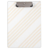 Beige en witte vijf strips klembord (Voorkant)