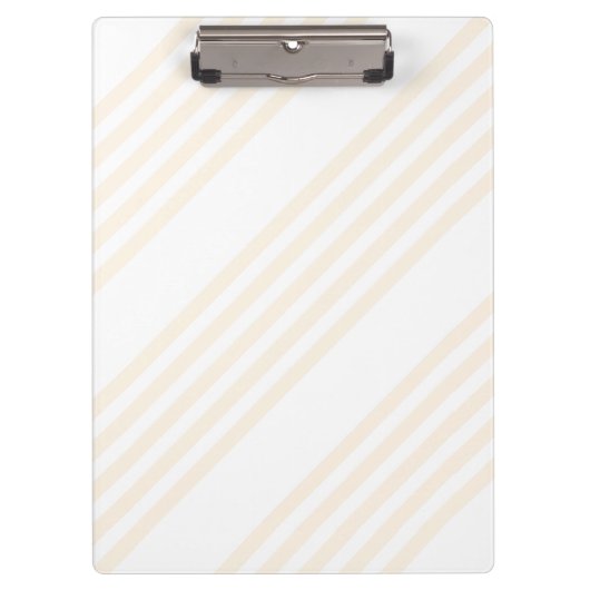 Beige en witte vijf strips klembord (Voorkant)