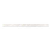Beige en witte vijf strips satijnen lint (Voorkant)