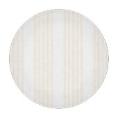 Beige en witte vijf strips snijplank (Voorkant)