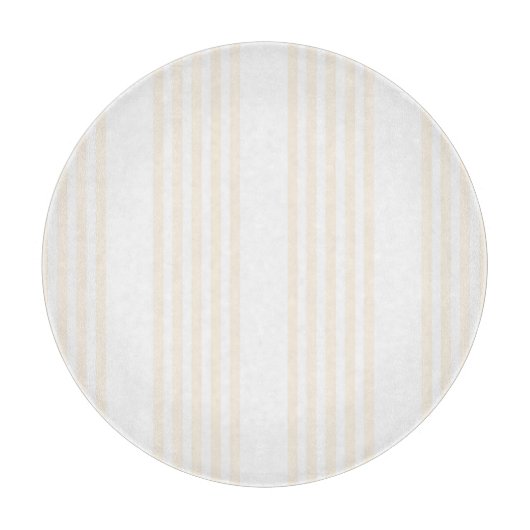 Beige en witte vijf strips snijplank (Voorkant)