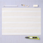 Beige en witte vijf strips tissuepapier (Craft)
