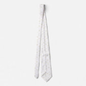 Beige en witte zeeschelpen en Starfish Beach strop Stropdas (Achterkant)