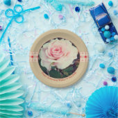 Beige en zacht roze papieren bordje (Feest)