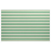 Beige en Zee Green Stripes Pattern Stof (Fat Quarter)