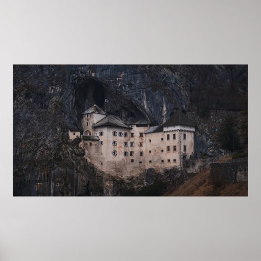 BEIGE EN ZWARTE CONCRETE HUIS POSTER (Voorkant)