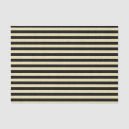 Beige en zwarte strepen tissuepapier