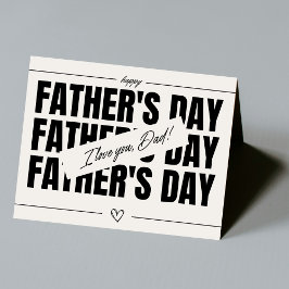 Beige en Zwarte Typografie Kaart