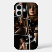 Beige esthetische fotocollage  Classic Case-Mate iPhone Case (Achterkant)